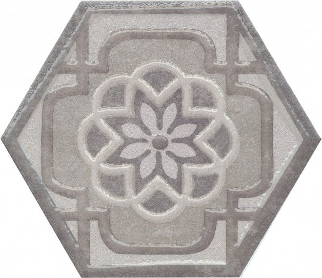 Плитка из керамогранита матовая Kerama Marazzi Тюрен 12x10.4 серый (HGD\A295\SG1010)