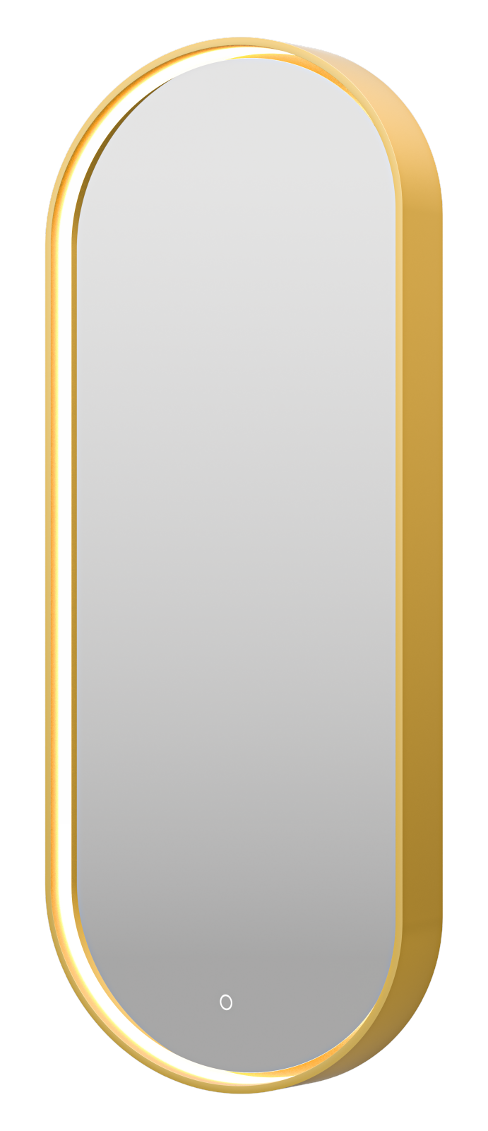 Зеркало Brevita Saturn 50 см SAT-Dro1-050-gold с подсветкой, золото