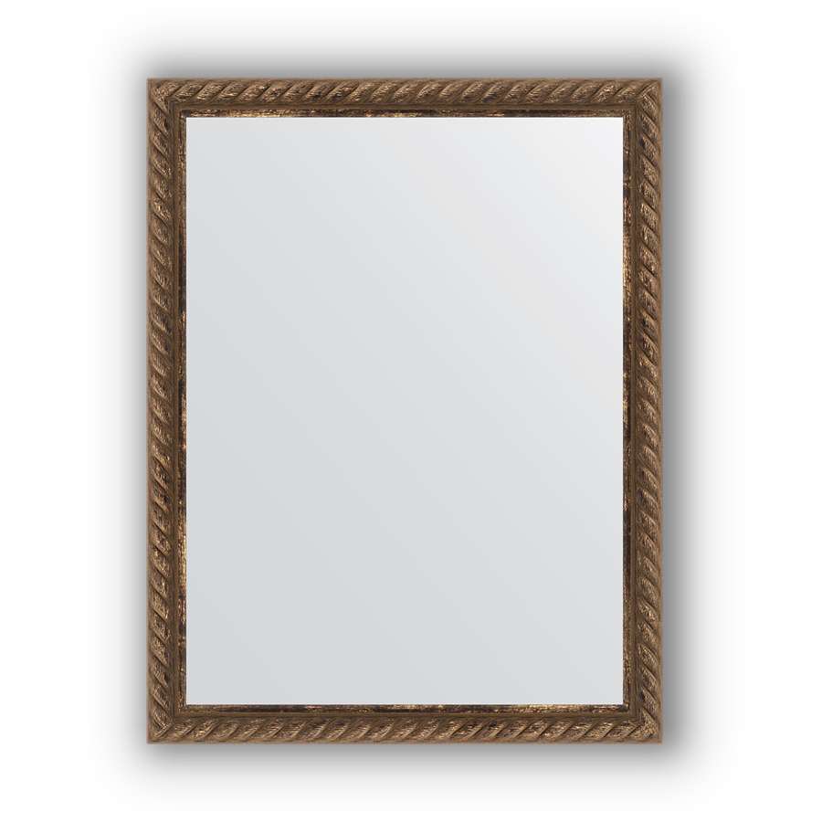 Зеркало в багетной раме Evoform Definite BY 1339 34 x 44 см, витая бронза 