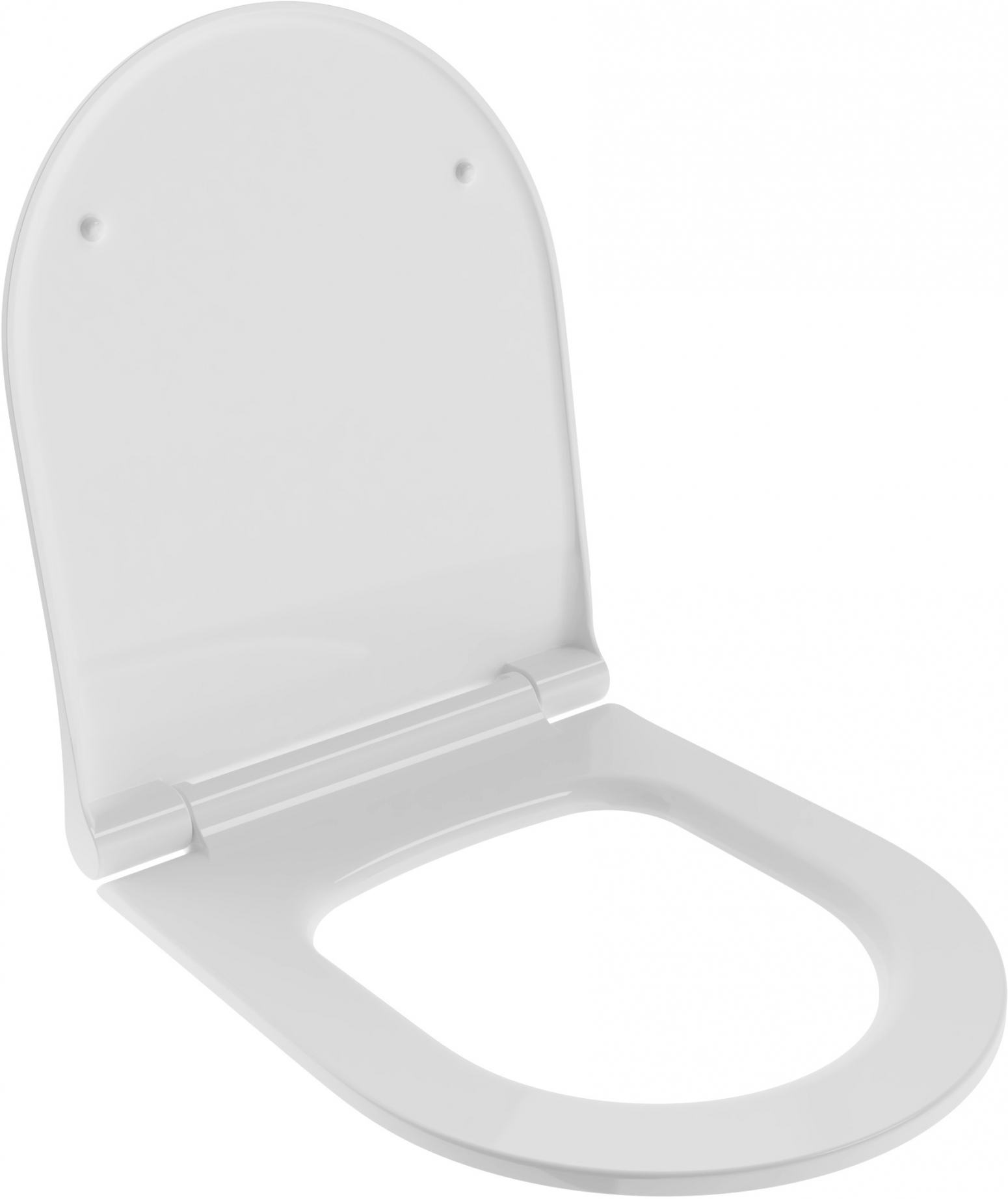 Крышка-сиденье для унитаза Bocchi A0336-001 с микролифтом, глянцевая белая 