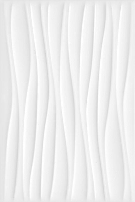 Керамическая плитка Kerama Marazzi Плитка Карнавал в Венеции белый волна 20х30