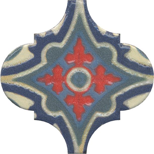 Керамическая плитка Kerama Marazzi Декор Арабески Майолика орнамент 6,5х6,5 