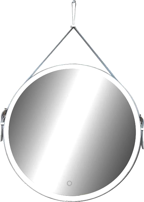 Зеркало Art&Max Milan 100 см AM-Mil-1000-DS-F с подсветкой, белый 