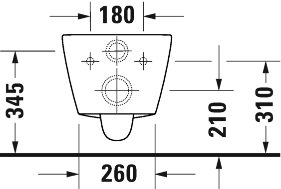 Унитаз подвесной Duravit D-Neo Rimless 257709 - изображение 9