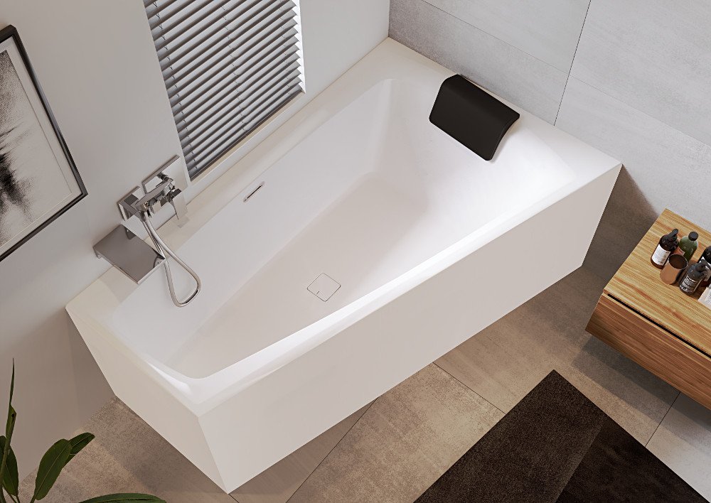 Акриловая ванна Riho Still Smart 170x110 см L Plug&Play