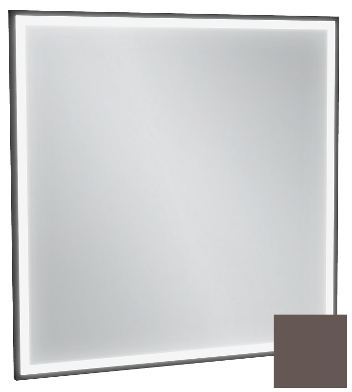 Зеркало Jacob Delafon Allure 80 см EB1435-S32 светло-коричневый сатин, с подсветкой 