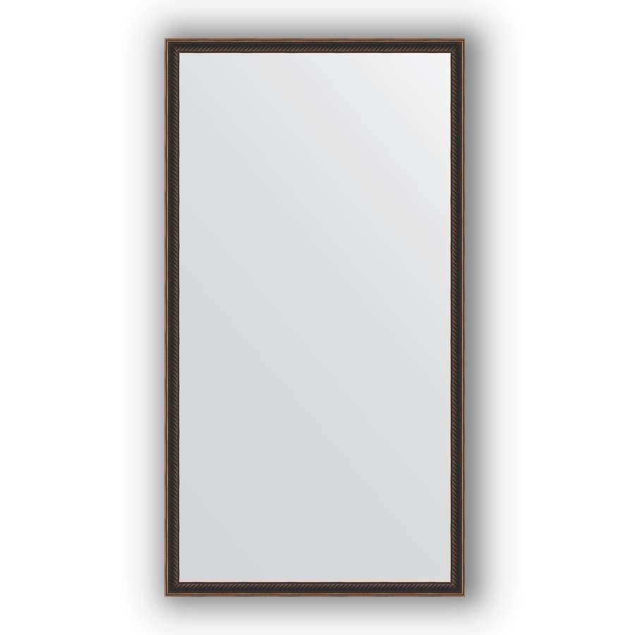 Зеркало в багетной раме Evoform Definite BY 0727 58 x 108 см, витой махагон 