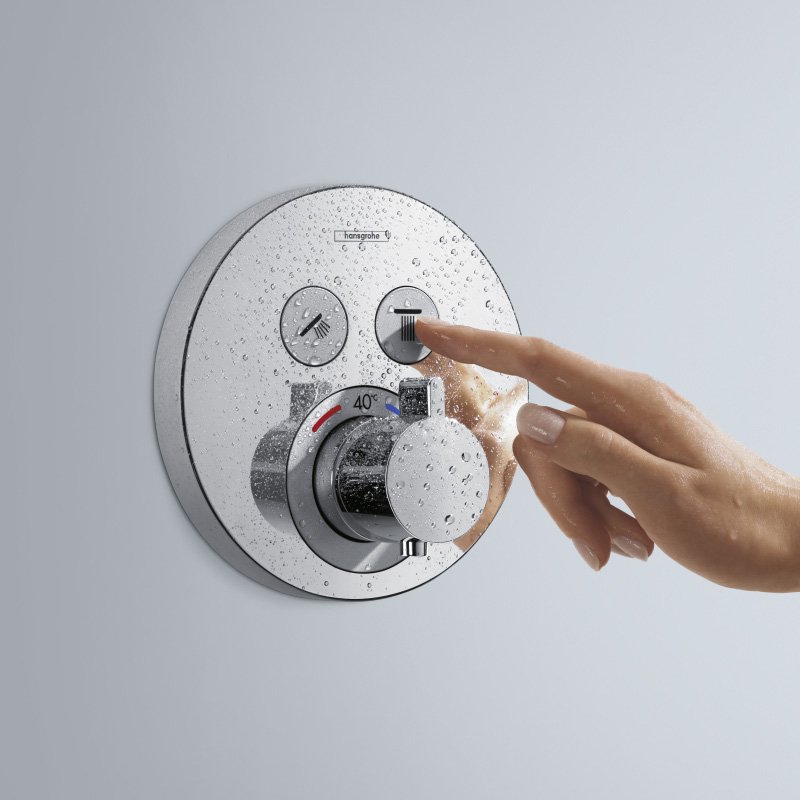 Термостат Hansgrohe ShowerSelect S, для 2 потребителей 15743000