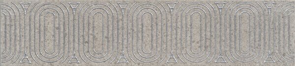Керамическая плитка Kerama Marazzi Бордюр Безана серый обрезной 5,5х25 