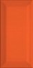 Плитка Клемансо оранжевый грань 7,5х15