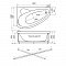 Акриловая ванна Triton Пеарл-шелл 160x104 см левая - 4 изображение