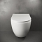 Комплект подвесной безободковый унитаз Ceramica Nova Mia Rimless CN1805 с ультра-тонким сиденьем SoftClose  + инсталляция Geberit Delta 458.149.21.1 с кнопкой, хром глянцевый - изображение 2