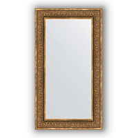 Зеркало в багетной раме Evoform Definite BY 3095 63 x 113 см, вензель бронзовый