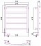 Полотенцесушитель электрический Сунержа Галант 2.0 60х50 см 00-5200-6050 без покрытия - изображение 4