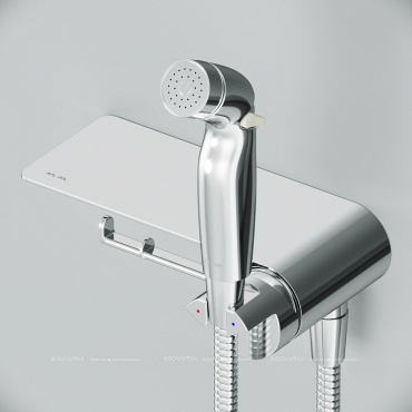 Гигиенический душ Am.Pm Func F0H8F900 со смесителем, хром глянец - 3 изображение
