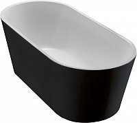 Акриловая ванна BelBagno 180х80 см BB71-1800-NERO-W0 без перелива, черный1