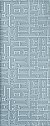 Керамическая плитка Azori Декор Nuvola Aqua Labirint 20,1х50,5