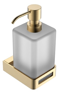 Дозатор Boheme Q 10957-MG для жидкого мыла, матовое золото