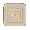 Коврик Migliore Complementi ML.COM-50.060.PN для ванной комнаты, вышивка логотип Корона, кремовый, окантовка золото 30767 