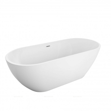 Акриловая ванна 140х72 см BelBagno Uno BB701-1400-720-K белая - 2 изображение