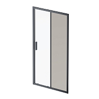 Душевая дверь Am.Pm Gem 110 см W90G-110-1-195BG стекло прозрачное / тонированное, профиль черный1