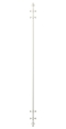 Полотенцесушитель водяной Сунержа Хорда 180х19,5 см 30-4124-1800 матовый белый - изображение 2