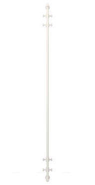 Полотенцесушитель водяной Сунержа Хорда 180х19,5 см 30-4124-1800 матовый белый - 2 изображение