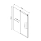 Душевая дверь Vincea Como Soft VDS-1CS120CL, 120, хром, стекло прозрачное - 3 изображение