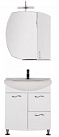 Комплект мебели для ванной Aquanet Моника 75 белый раковина Стиль - 2 изображение