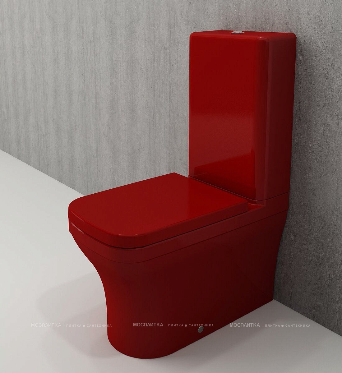 Крышка-сиденье для унитаза Bocchi Scala A0322-019 красное - изображение 2