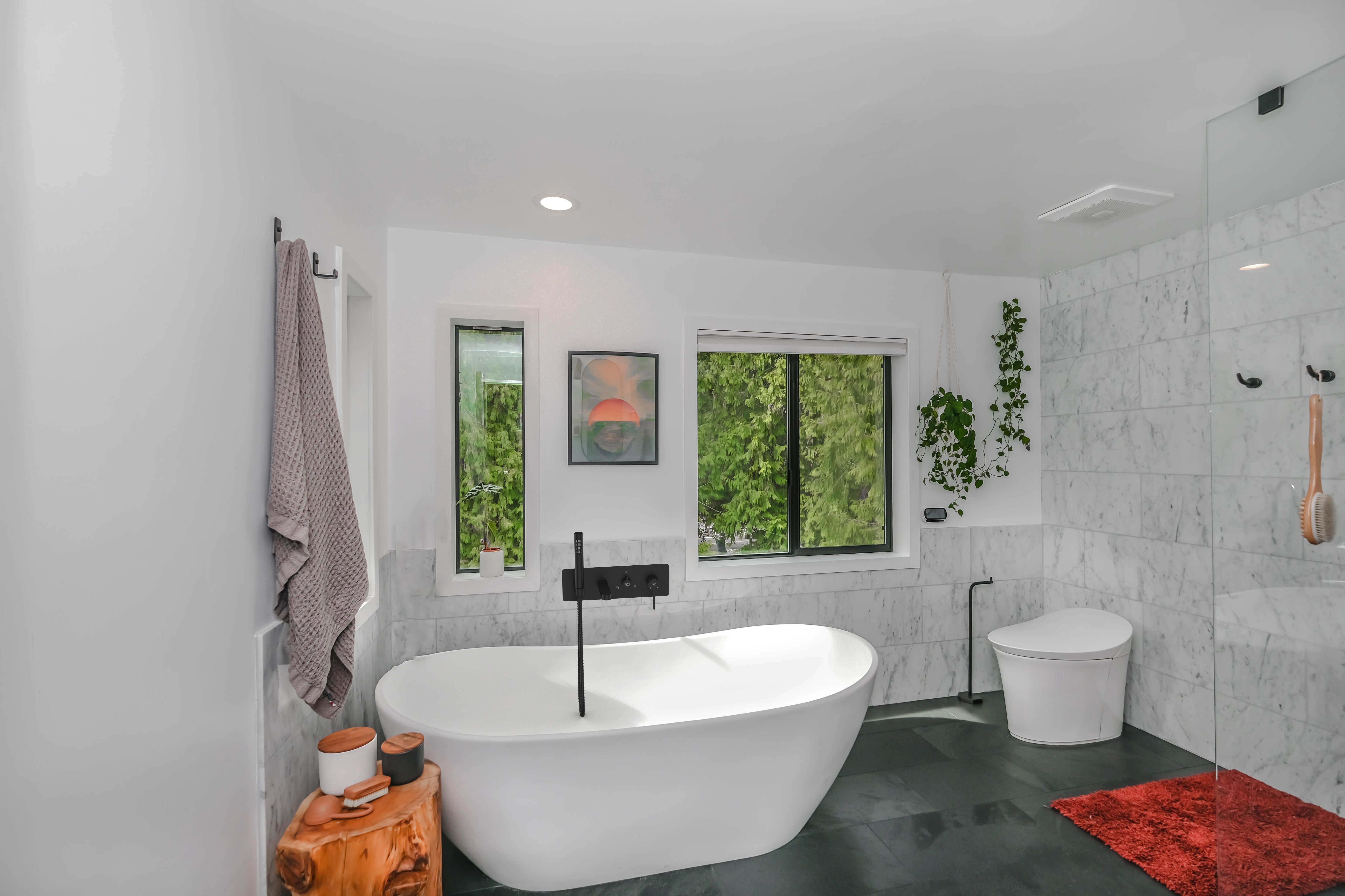 Смеситель для ванны с душем GPD Gildo Colored MKA165-S матовый черный - 6 изображение