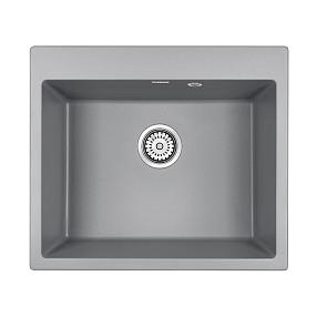Мойка кухонная Paulmark Kante PM106052-GRM серый металлик