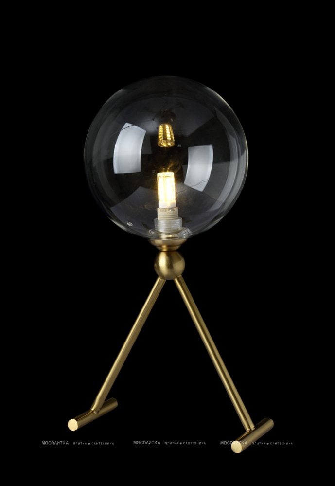 Настольная лампа Crystal Lux ANDRES LG1 BRONZE/TRANSPARENTE - 2 изображение