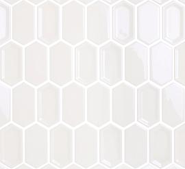 Мозаика Crayon White glos (38x76x8) 27,8x30,4