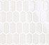 Мозаика LeeDo & Caramelle Crayon White glos (38x76x8) 27,8x30,4 