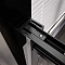 Душевая дверь Veconi Premium Trento PTD-30B, 130х200, черный матовый, стекло прозрачное - изображение 5