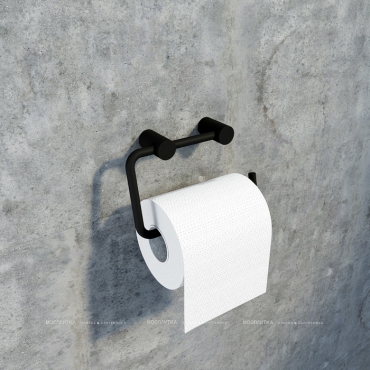 Держатель туалетной бумаги Iddis Petite PETBL00i43 черный матовый - 2 изображение