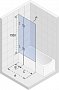 Шторка на ванну Riho Scandic S109-85, GC16200 - 2 изображение