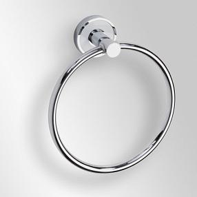 Полотенцедержатель-кольцо Bemeta Trend-i 104104068 16 x 5 x 19 см, хром, белый