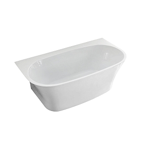 Ванна акриловая Vincea VBT-423-1700, 170x90x60, цвет белый, слив-перелив в комплекте, хром