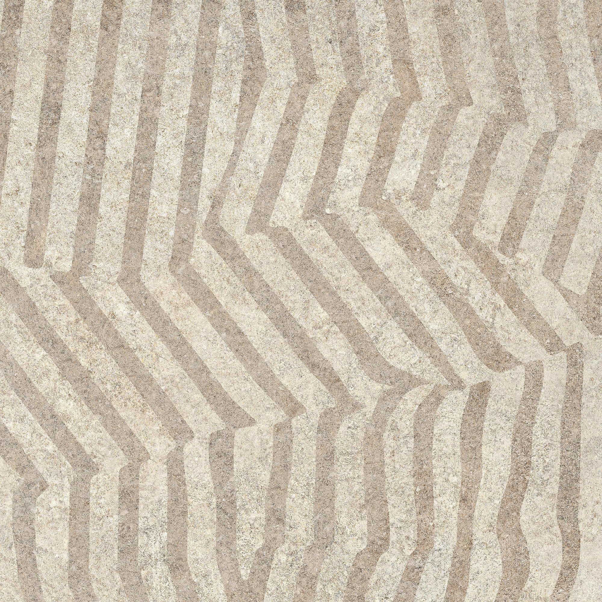 Керамогранит Vitra Декор Stone-X Геометрический Теплый Мат. R10 60х60 - изображение 4