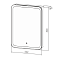 Зеркальный шкаф Azario Фиджи Flip 60 см LED-00002472 с подсветкой - изображение 5
