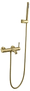 Смеситель Boheme Uno 463-MG для ванны с душем, matt gold 