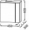 Тумба под раковину Jacob Delafon Nouvelle Vague 45 см EB3045G-F30 белый сатин - изображение 4