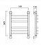 Полотенцесушитель водяной Aquanerzh лесенка дуга-групповая 60x50 - изображение 2