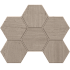 Керамогранит Estima Мозаика CW01 Hexagon 25x28,5 непол. 