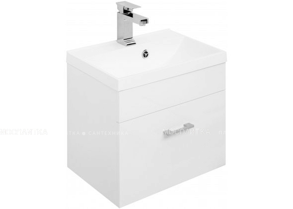Комплект мебели для ванной Aquanet Нота 50 белый зеркало камерино - изображение 6