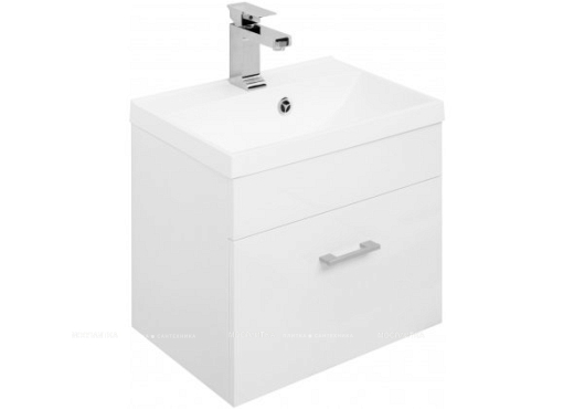Комплект мебели для ванной Aquanet Нота 50 белый зеркало камерино - 6 изображение