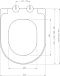 Крышка-сиденье для унитаза Bocchi Taormina / Jet Flush A0302-004 с микролифтом, черный матовый - изображение 3