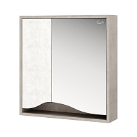 Зеркальный шкаф Onika Брендон 60 см 206084 бетон крем / камень светлый